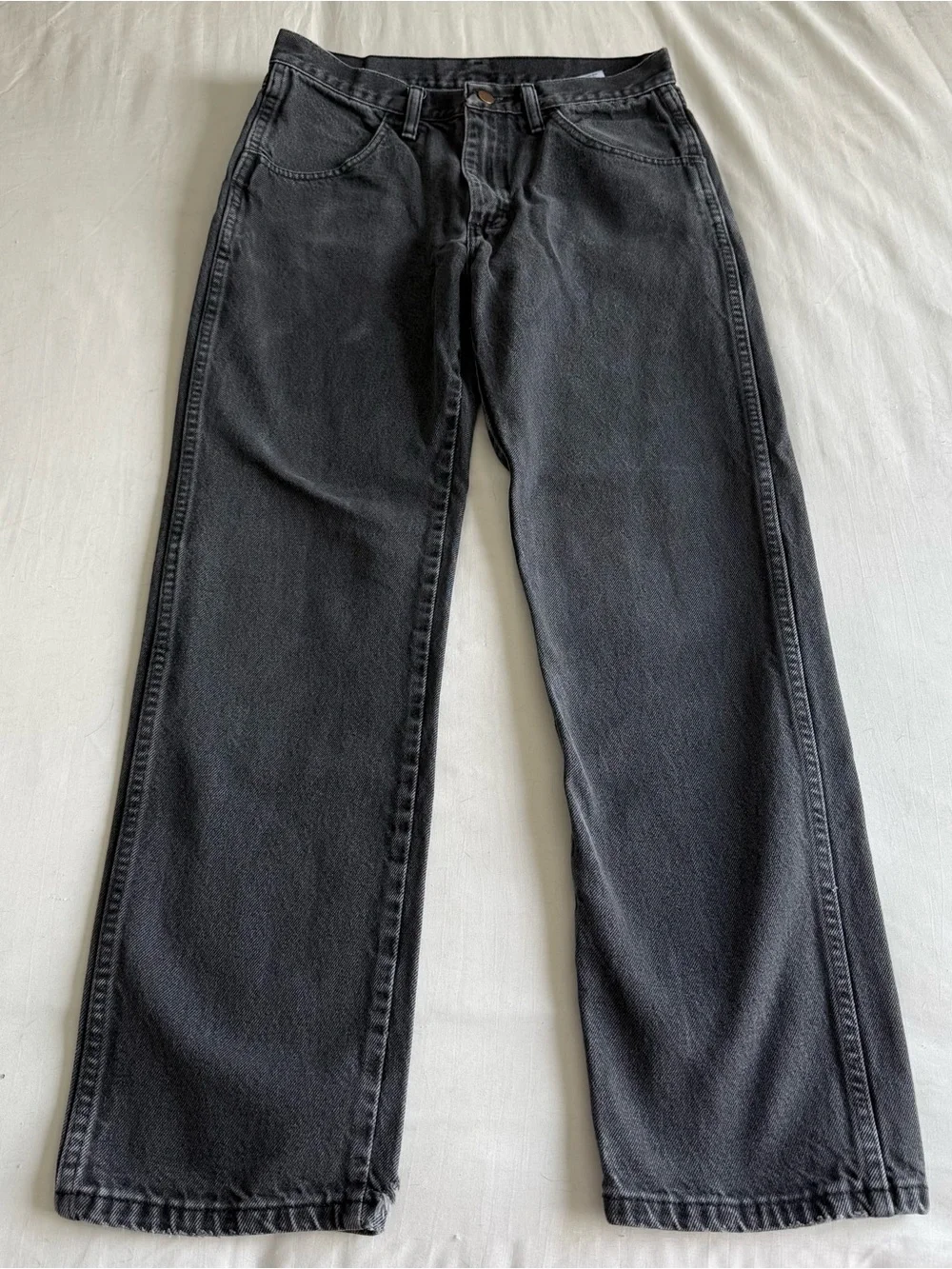 Vintage Rustler Black Straight Leg Denim Jeans